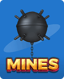 Mines crash and mini game tile