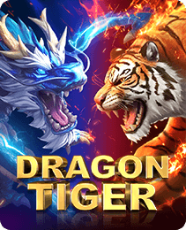 Dragon vs Tiger card game tile